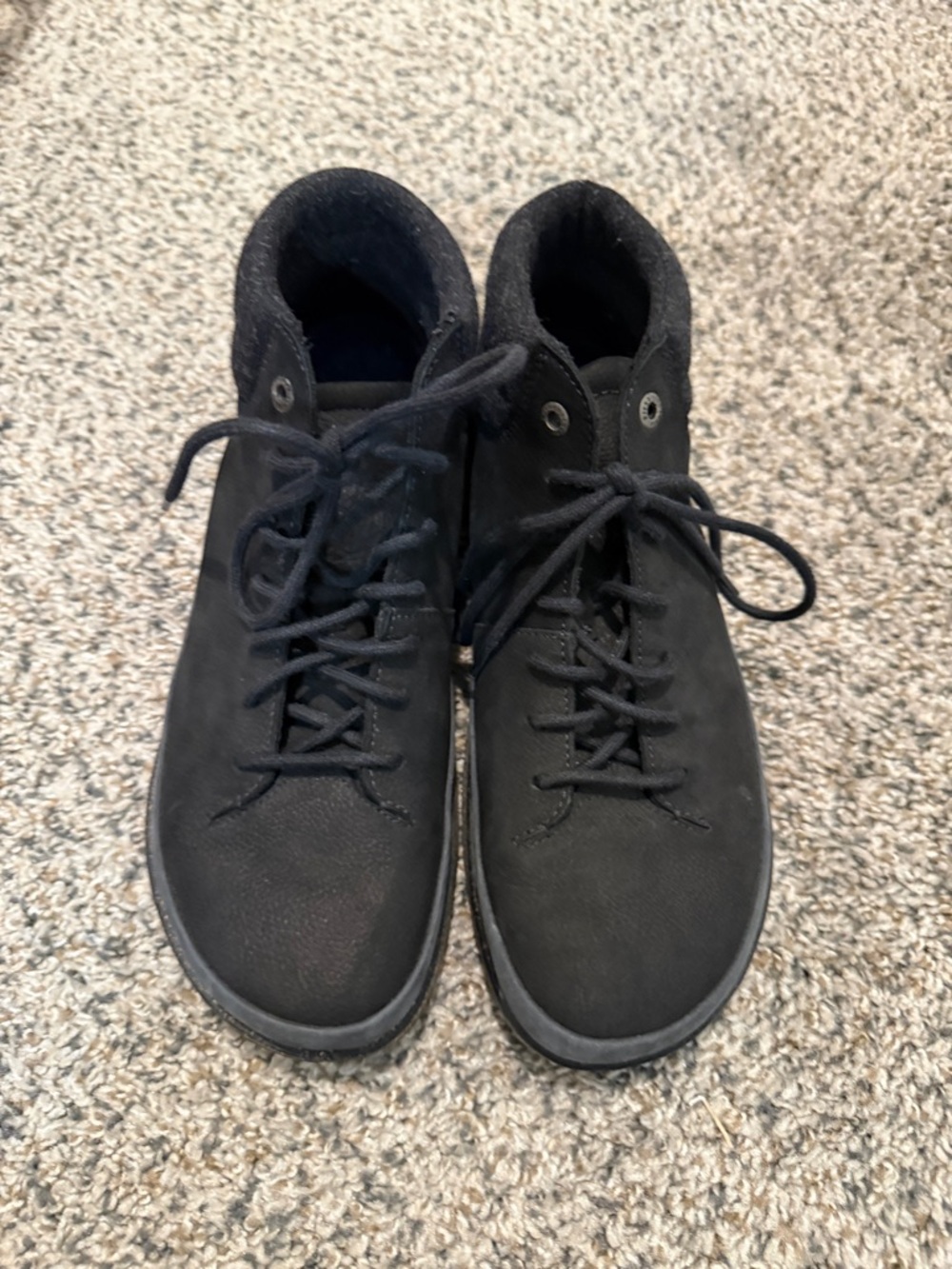 Birkenstock Honnef High Oiled Nubuck Leather Lace Up Sneakers Black 40E NWOT - Picture 7 of 8
